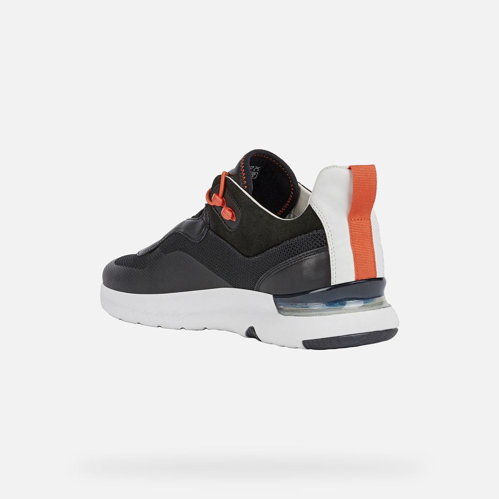 Geox Erkek Spor Ayakkabı Siyah - Levita - WQV-068934